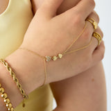 Sweetheart Glow Hand Chain Goudkleurig
