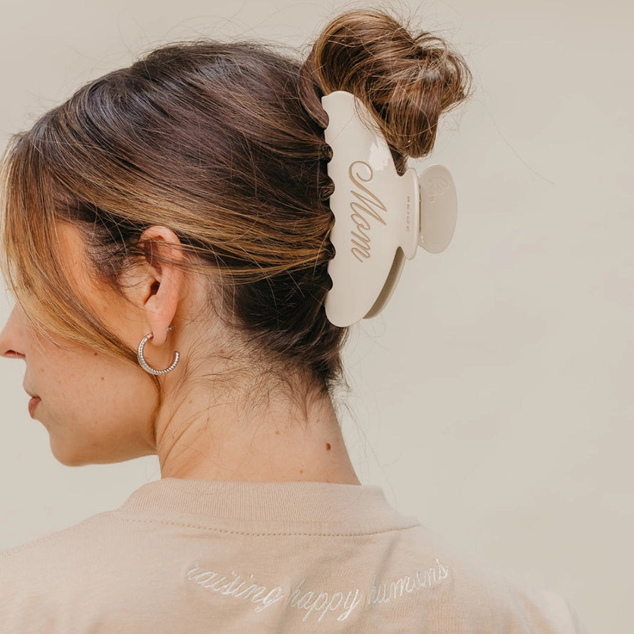 Haarklem XL Beige Mom