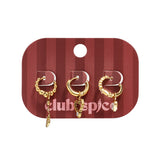Love You More Oorbellen Set Goudkleurig