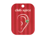 Emerald Bloom Ear Cuff Goudkleurig