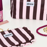 Make-up Tas Gimme Brown Pink Stripes