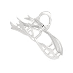 Haarklem Zilverkleurig Bow