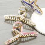 Haarklem Elegant Swirl Goudkleurig & Leopard