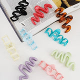 Hair clip Shiny Aesthetic Curl Off-white
