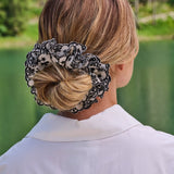 Noir Élégance Scrunchie