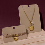 Soft Heart Chain Armband Goudkleurig