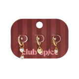 Heart Glow Oorbellen Set Goudkleurig