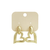 Heartbeat Hoops Oorbellen Goudkleurig