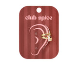 Crystal Cascade Ear Cuff Goudkleurig