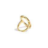 Oval Essence Ring Goudkleurig