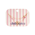 Rosé Heart Armband Goudkleurig detail - Mae Lilly