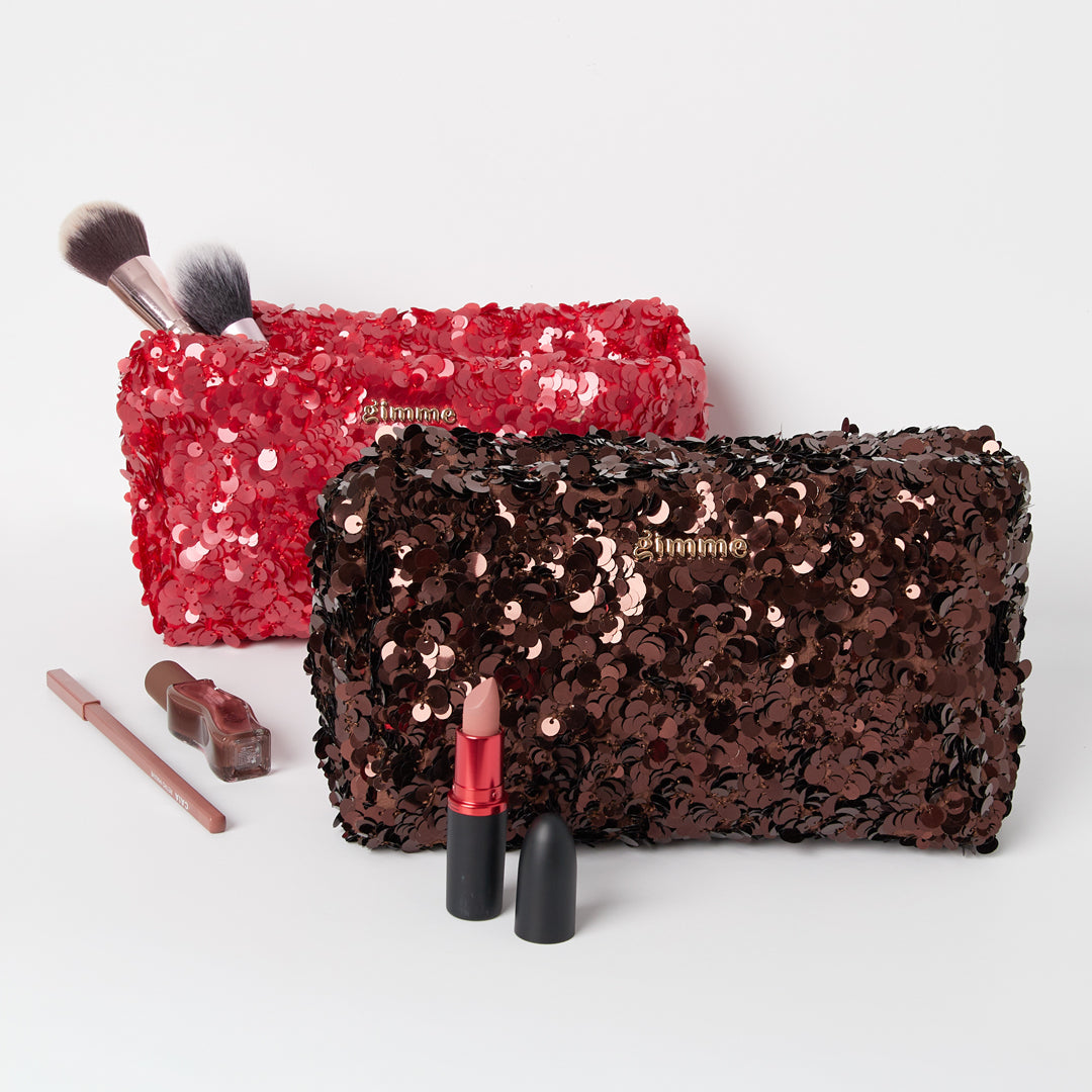 Make-up Tas Chocolate Glitz