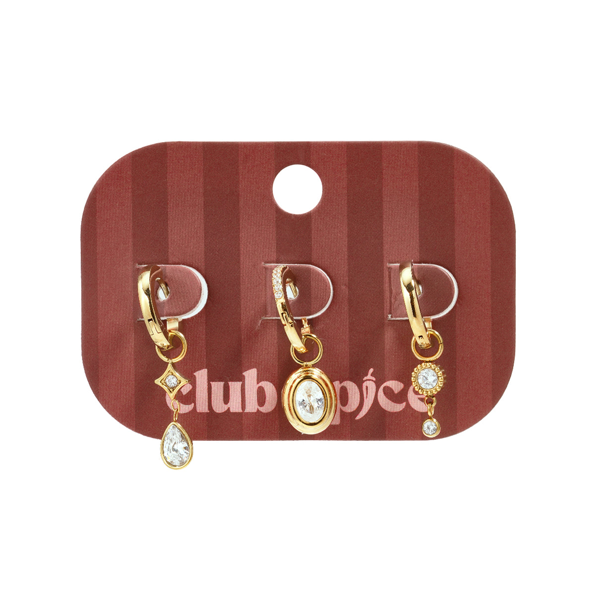 Belle Étoile Oorbellen Set Goudkleurig