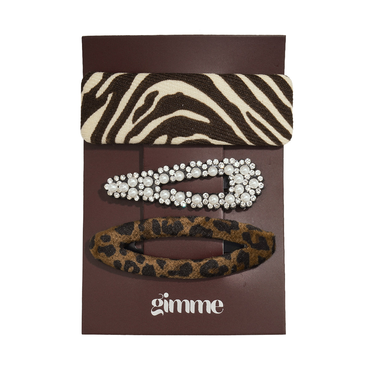 Haarclip Set Safari Chic
