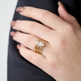 Celestial Glow Ring Goudkleurig