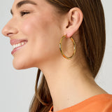 Pure Curve Hoops Goudkleurig