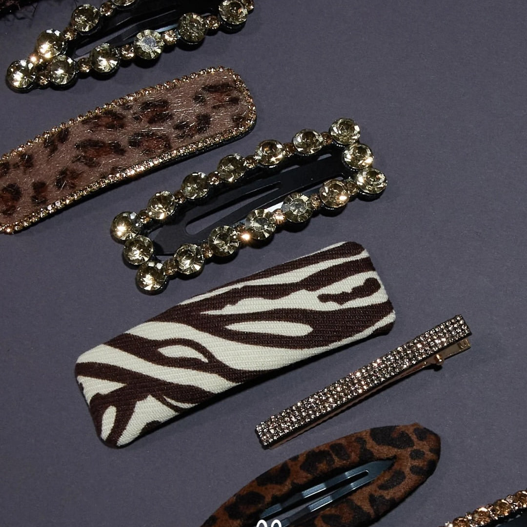 Haarclip Set Spotted Glam