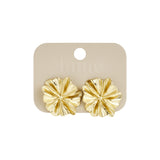 Fleur Studs Oorbellen Goudkleurig
