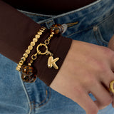 Fierce Charm Armband Goudkleurig