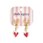 Heartbreaker Hoops Oorbellen Goudkleurig detail - Mae Lilly