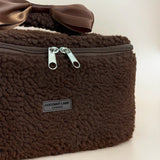 Travel Make-up Tas Teddy Chocolate Brown