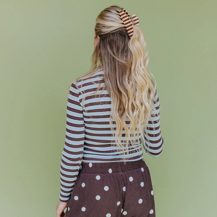 Haarklem XL Stripes Beige & Brown