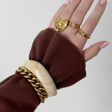 The Bold Edit Armband Zilverkleurig zijkant - Mae Lilly