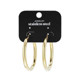 Pure Curve Hoops Goudkleurig