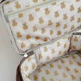 Travel Make-up Tas Teddy Chocolate Brown