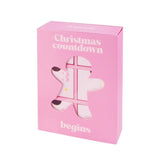 Adventskalender sieraden Zilverkleurig Snowman Gingerbread Man Pink