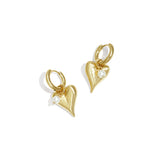 Amor Pearl Drops Oorbellen Goudkleurig