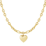 Amour Heart Ketting Goudkleurig