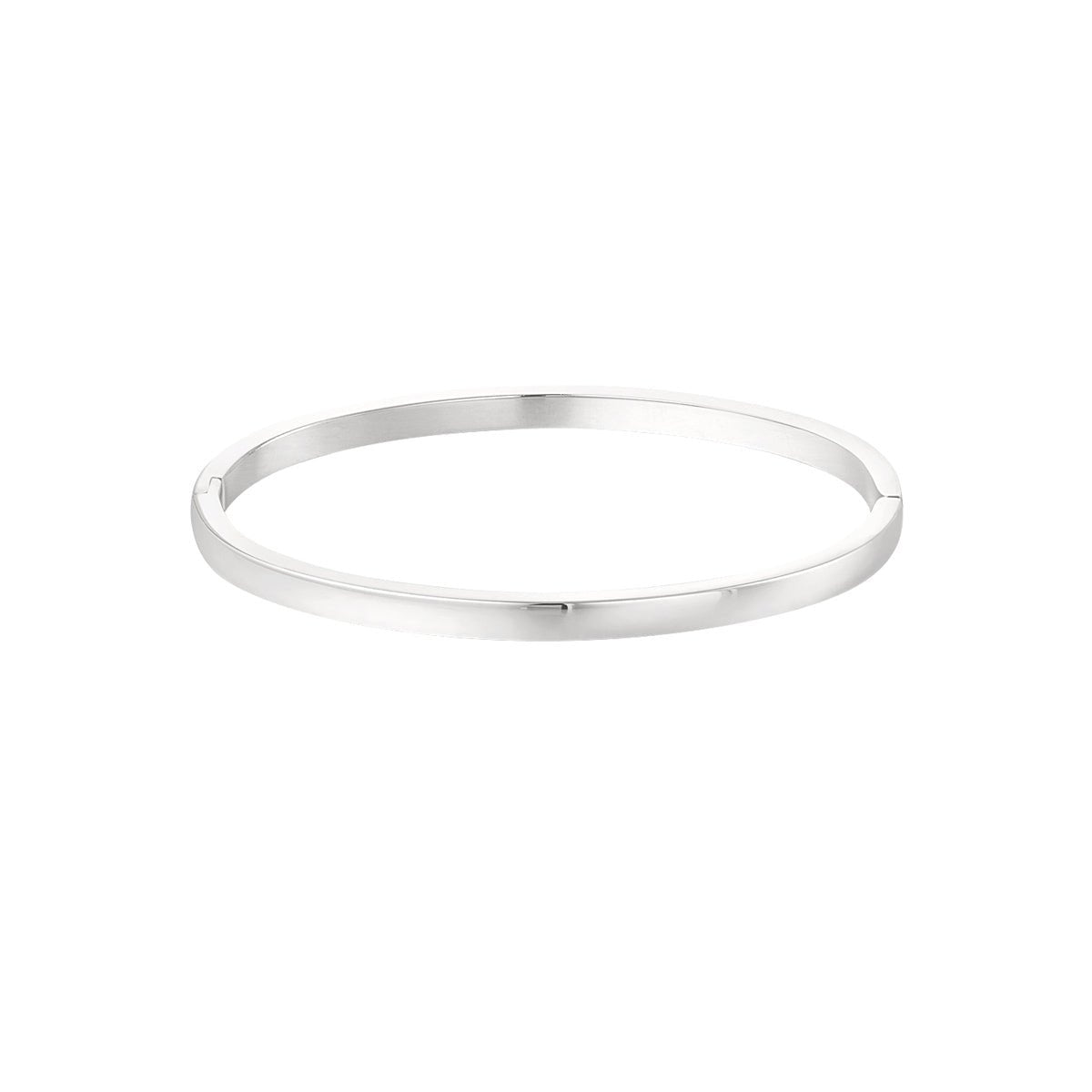 Basic Bangle Armband Zilverkleurig
