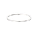 Basic Bangle Armband Zilverkleurig