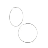 Basic Essential Hoops Oorbellen Zilverkleurig