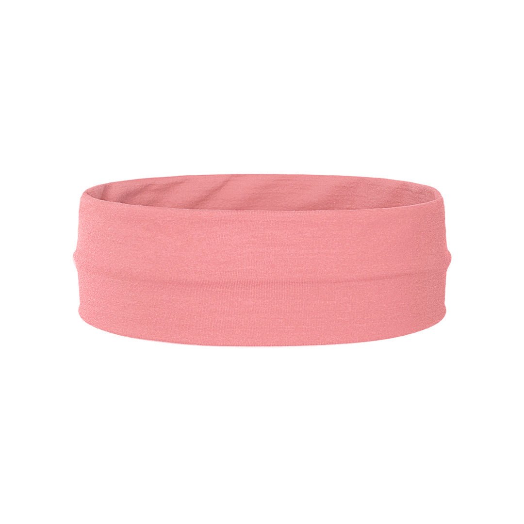 Basic Hair Band Elastic Coral Pink