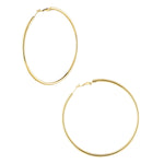 Basic Hoops Medium Oorringen Goudkleurig