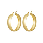 Basic Round Chic Oorbellen Goudkleurig