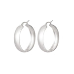 Basic Round Chic Oorbellen Zilverkleurig