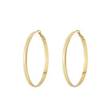 Basic Hoop Maat L Oorbellen Goudkleurig