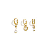 Belle Étoile Oorbellen Set Goudkleurig