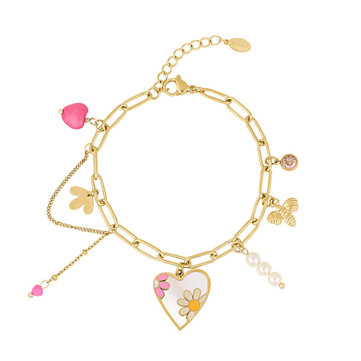 Blossom Dreams Armband Goudkleurig