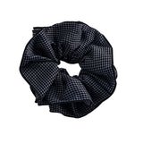 Blue Checked XXL Scrunchie - Mae Lilly