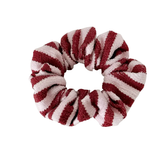 Blushberry Scallop Stripes Towel Scrunchie