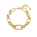 Bold Link Chain Armband Goudkleurig
