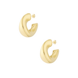Boldy Hoop Oorbellen Goudkleurig