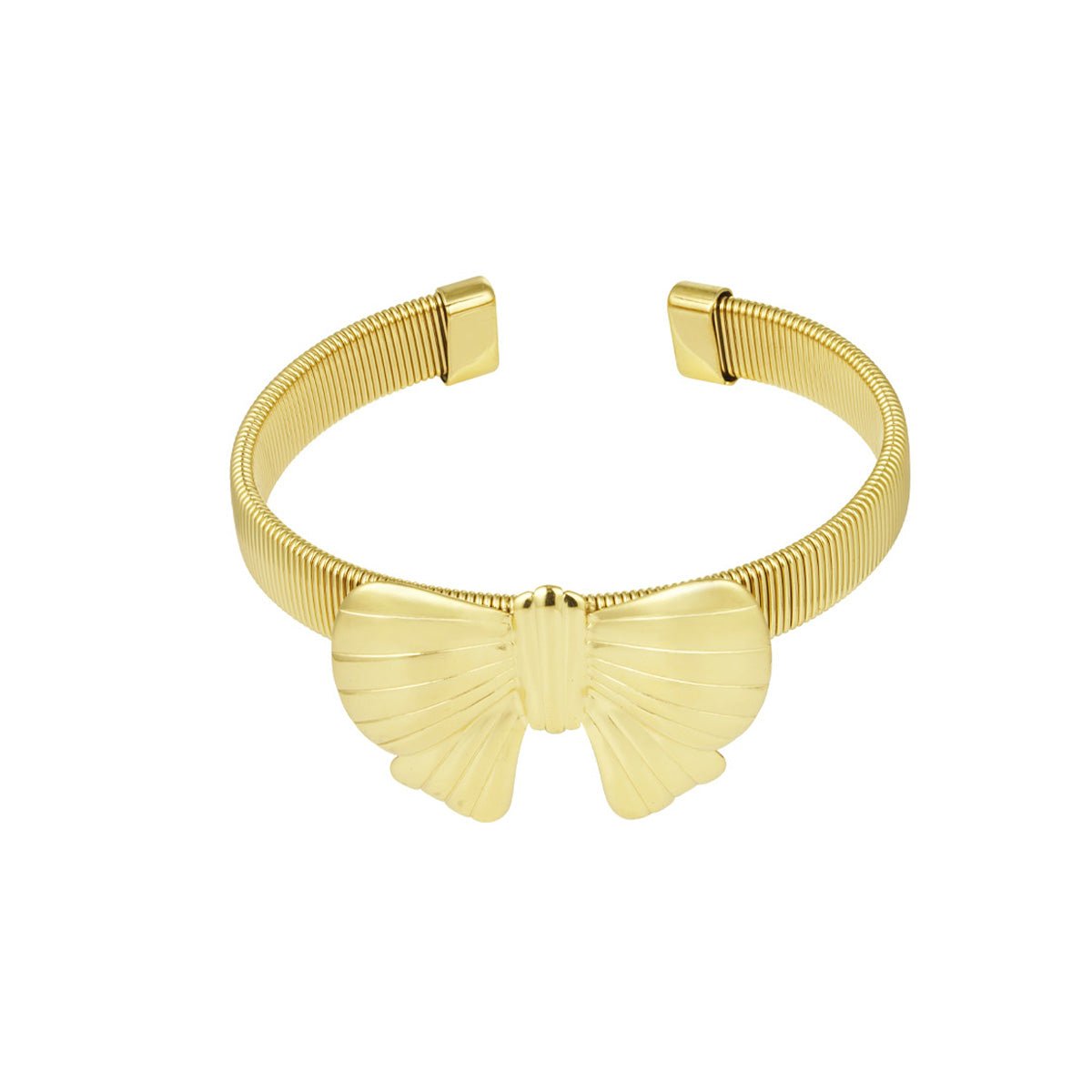 Bow Bangle Armband Goudkleurig