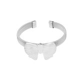 Bow Bangle Armband Zilverkleurig