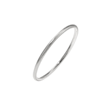 Brushed Bangle Matte Zilverkleurig