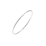 Brushed Bangle Thin Zilverkleurig